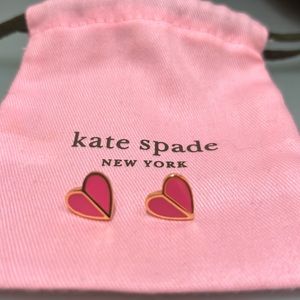 Kate Spade heart earrings